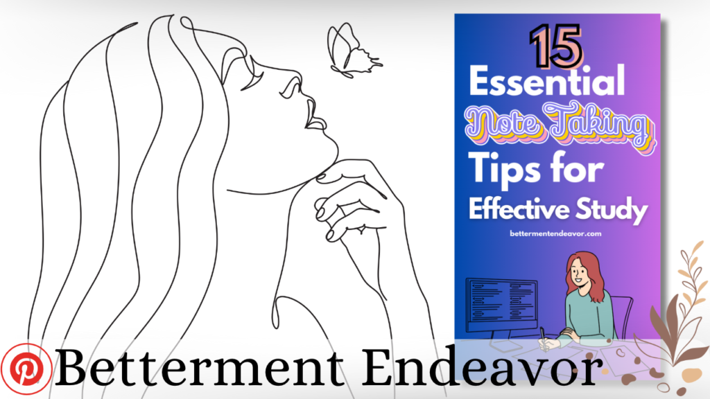 Betterment-Endaevor-15-Essential-Note-Taking-Tips-for-Effective-Study-Cover